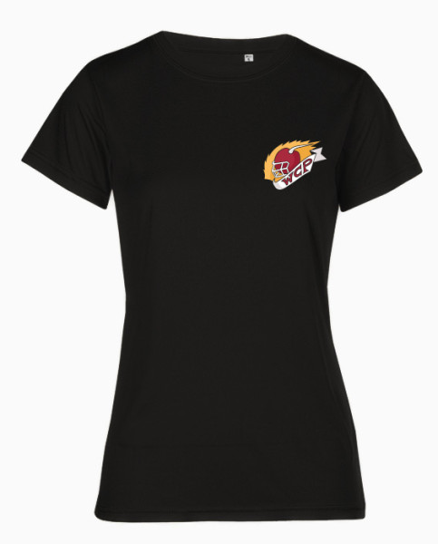 Women Funktions-T-Shirt Cherry Pickers Black